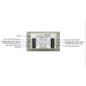 Mode SceneStyle4 Control Dimmer SCE-02-04-WHI (2 x 2 Amps, 2 x 1 Amp, Maximum 4 Amps, White Buttons)