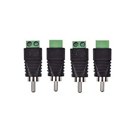 RCA Screw Terminal Connectors Pack of 10