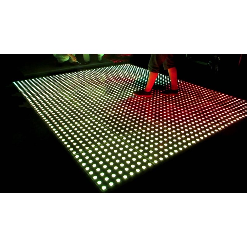 Single Pixel Interactive and DMX LED Dance Floor Modules