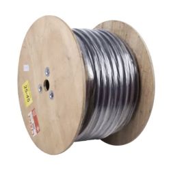 50m 4mm 5-Core Black Rubber...